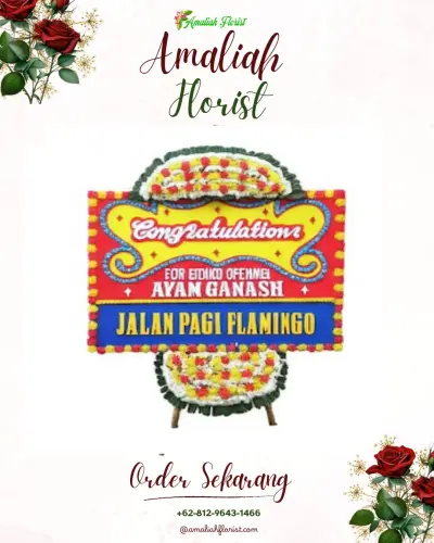 Bunga Papan Congratulation di Tukum